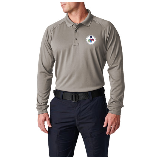 WESTERN FIELD OFFICE CID PRINTED -5.11 LONGSLEEVE POLO SHIRT