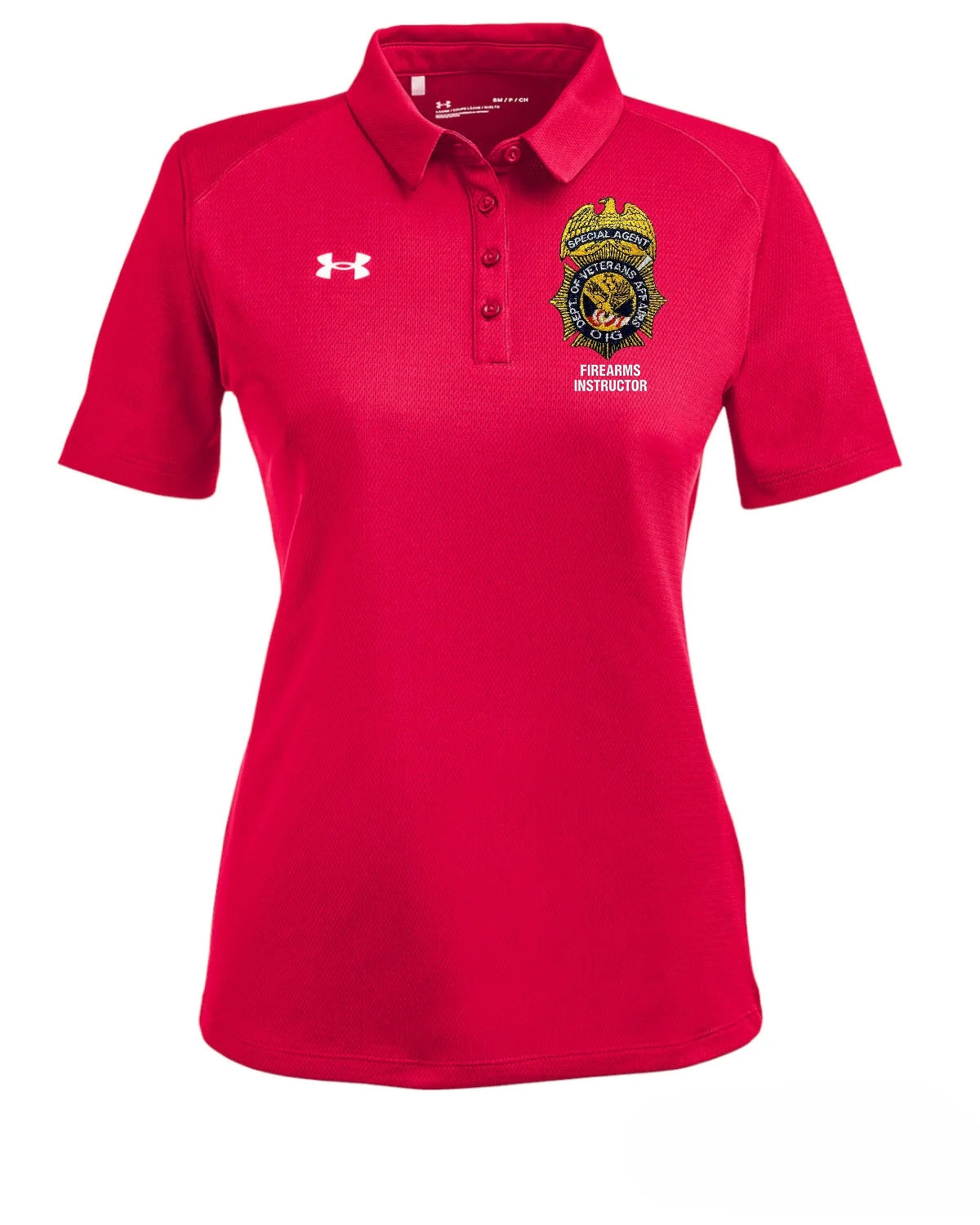 WOMEN'S VA OIG BADGE ON UNDER ARMOUR TECH POLO-1370431