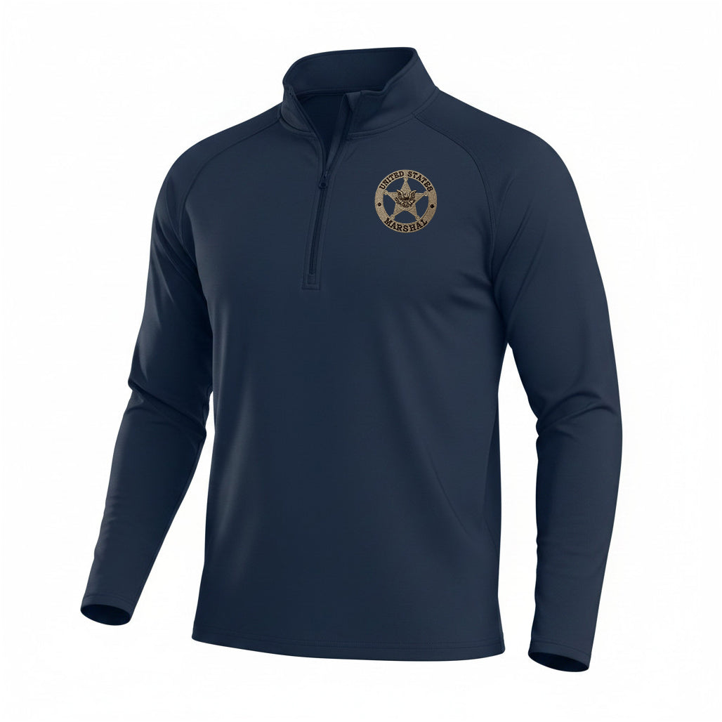 MEN'S EMB USMS STAR SPORT TEK SPORT WICK STRETCH 1/2 ZIP PULLOVER-ST850