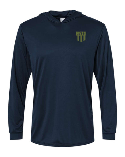 1789 SHIELD HOODED PULLOVER L/S T-SHIRT 220