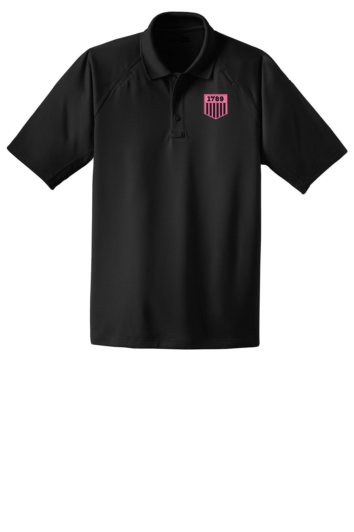 MEN'S CORNERSTONE TACTICAL POLO W/ EMB 1789 SHIELD-CS410