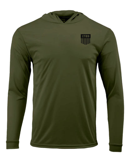 1789 SHIELD HOODED PULLOVER L/S T-SHIRT 220