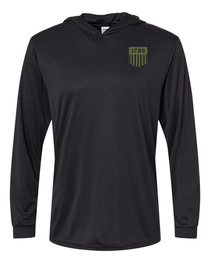 1789 SHIELD HOODED PULLOVER L/S T-SHIRT 220