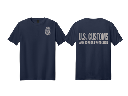 CBP OFFICER RAID GILDEN SOFTSTYLE T-SHIRT GREY INK-64000
