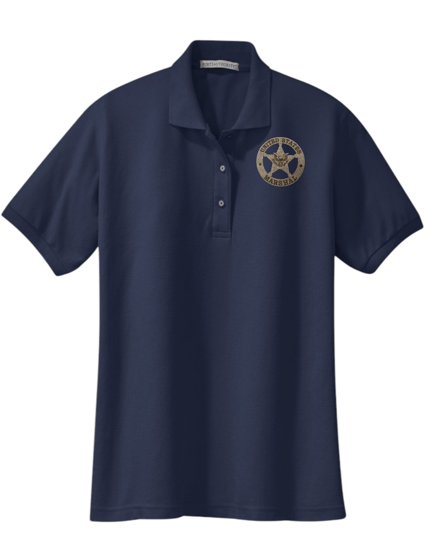 WOMEN'S USMS STAR PORT AUTHORITY POLO- L500