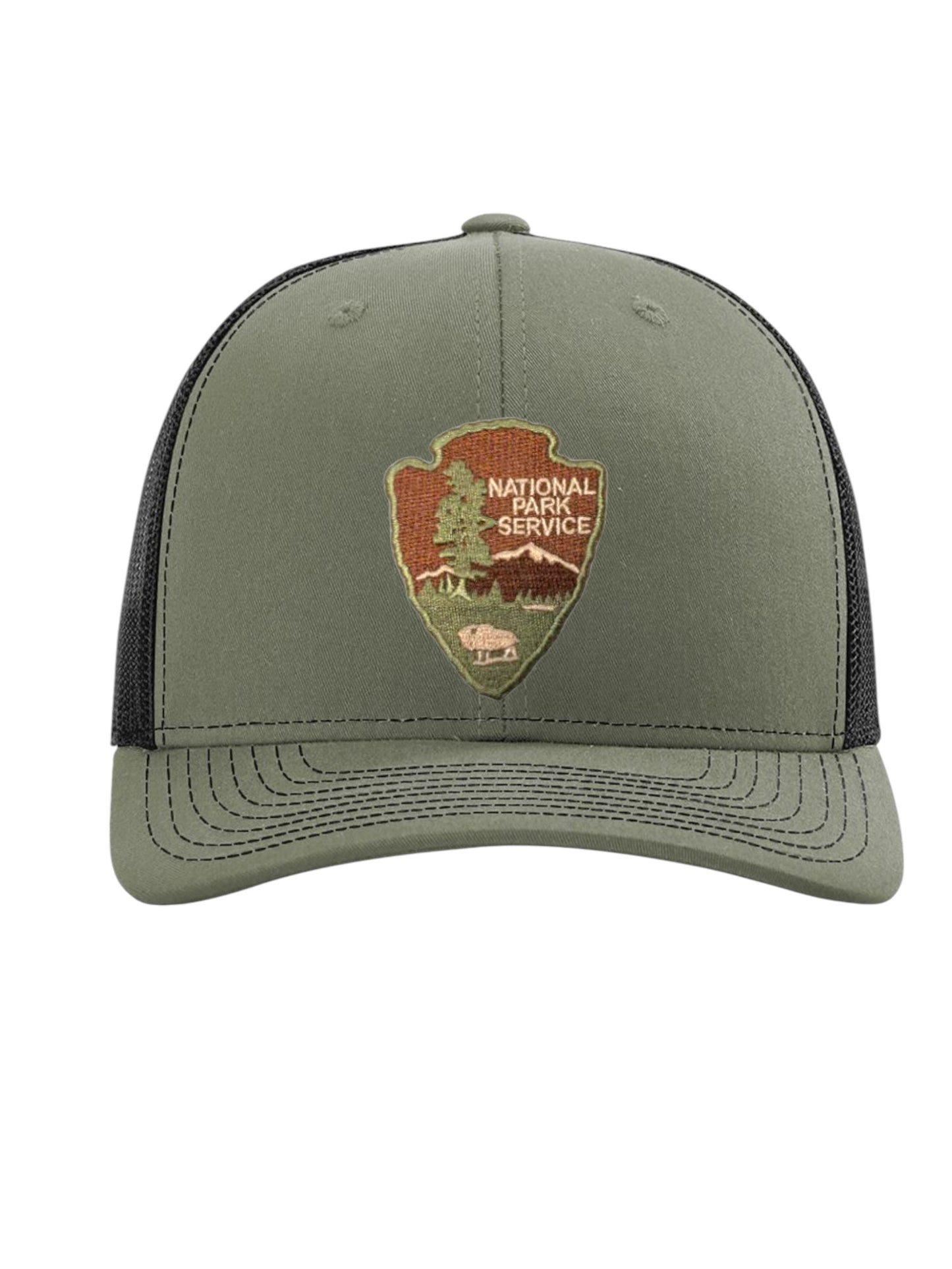 NPS ARROWHEAD BADGE ON RICHARDSON HAT-112