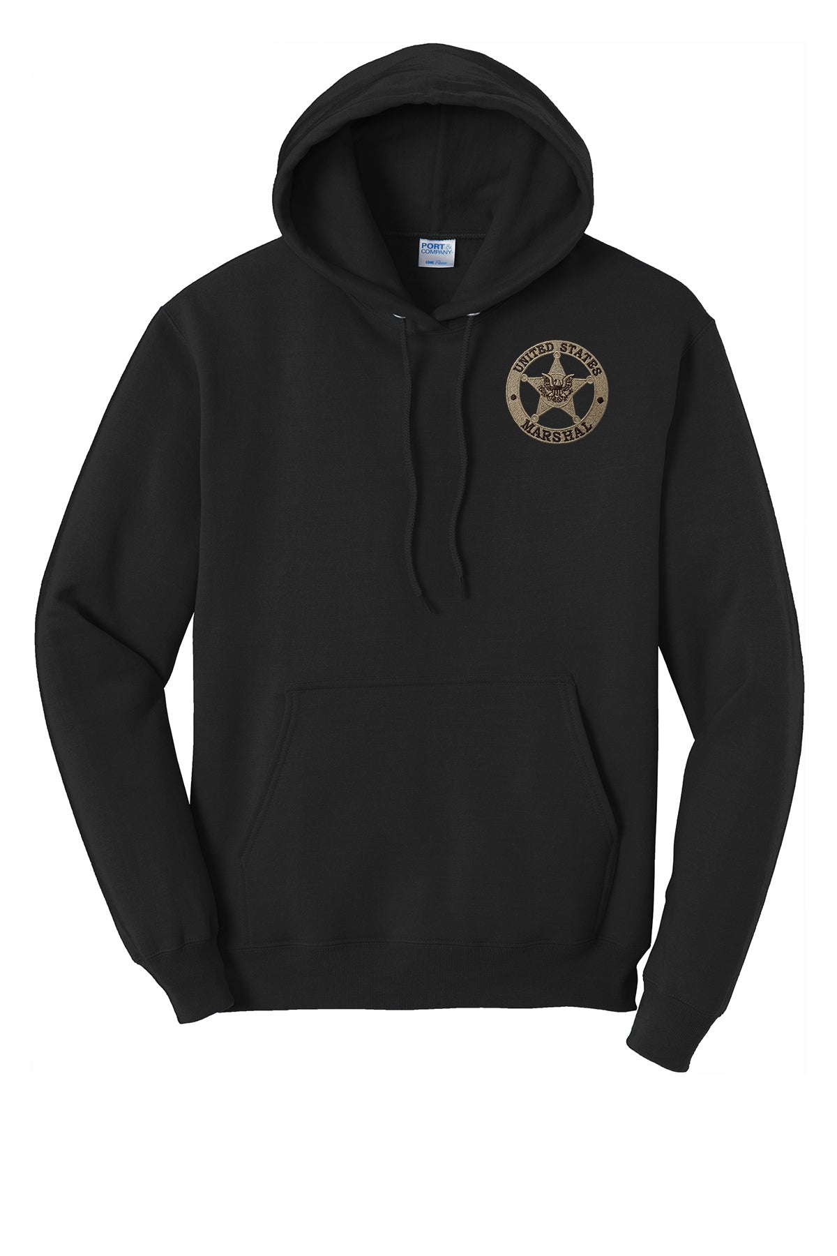 HOODED PULLOVER W/ EMBROIDERED USMS STAR-PC78H