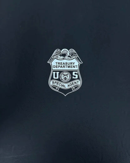 TIGTA BADGE ZIPPERED LEATHERLETTE PADFOLIO