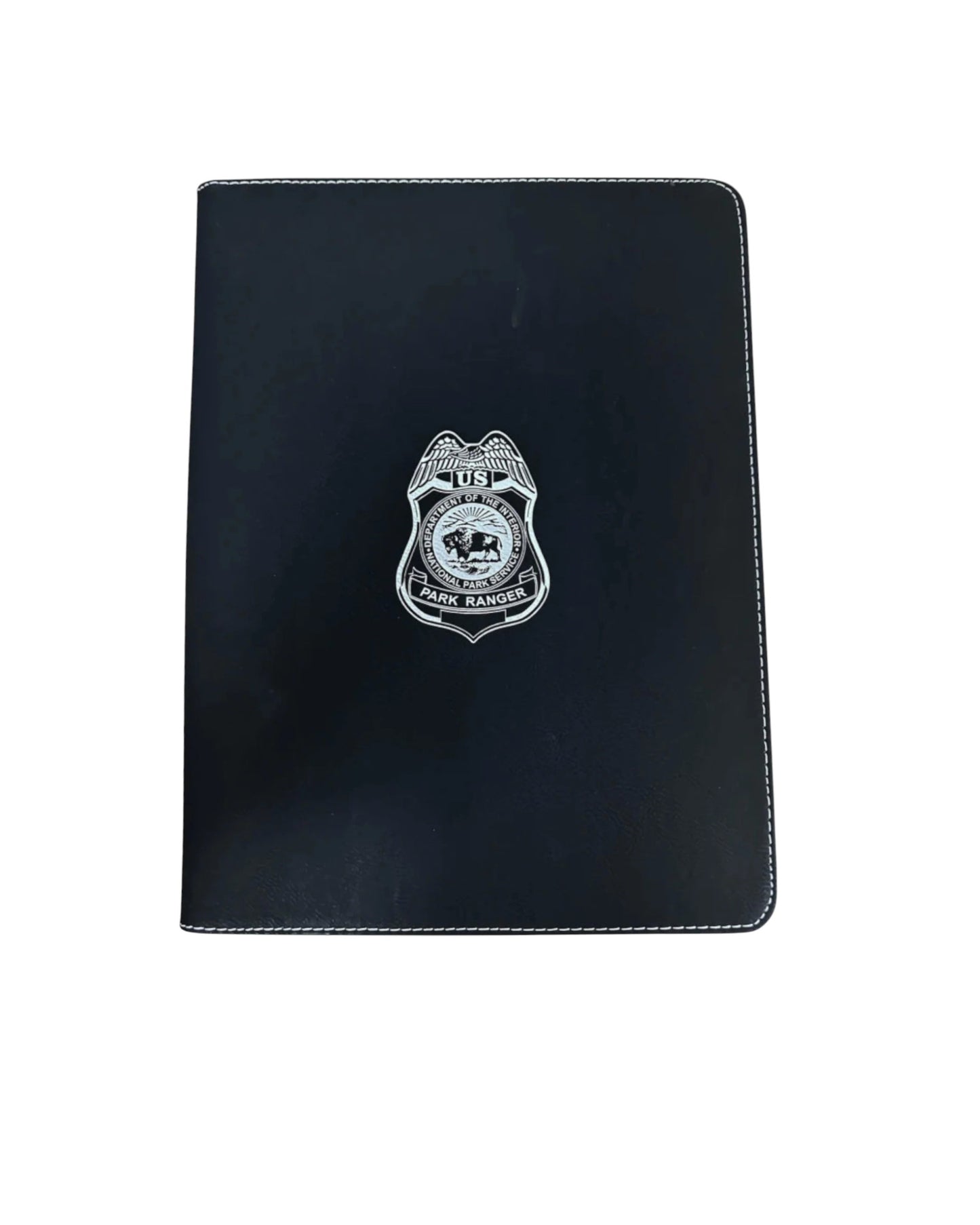 NPS PARK RANGER ZIPPERED LEATHERLETTE PADFOLIO