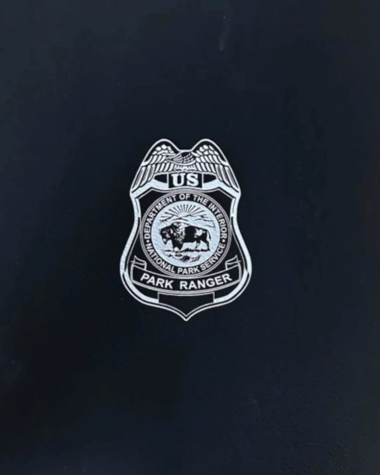 NPS PARK RANGER ZIPPERED LEATHERLETTE PADFOLIO