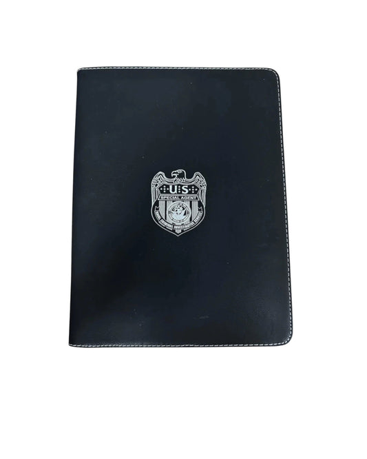 NCIS SPECIAL AGENT ZIPPERED LEATHERLETTE PADFOLIO