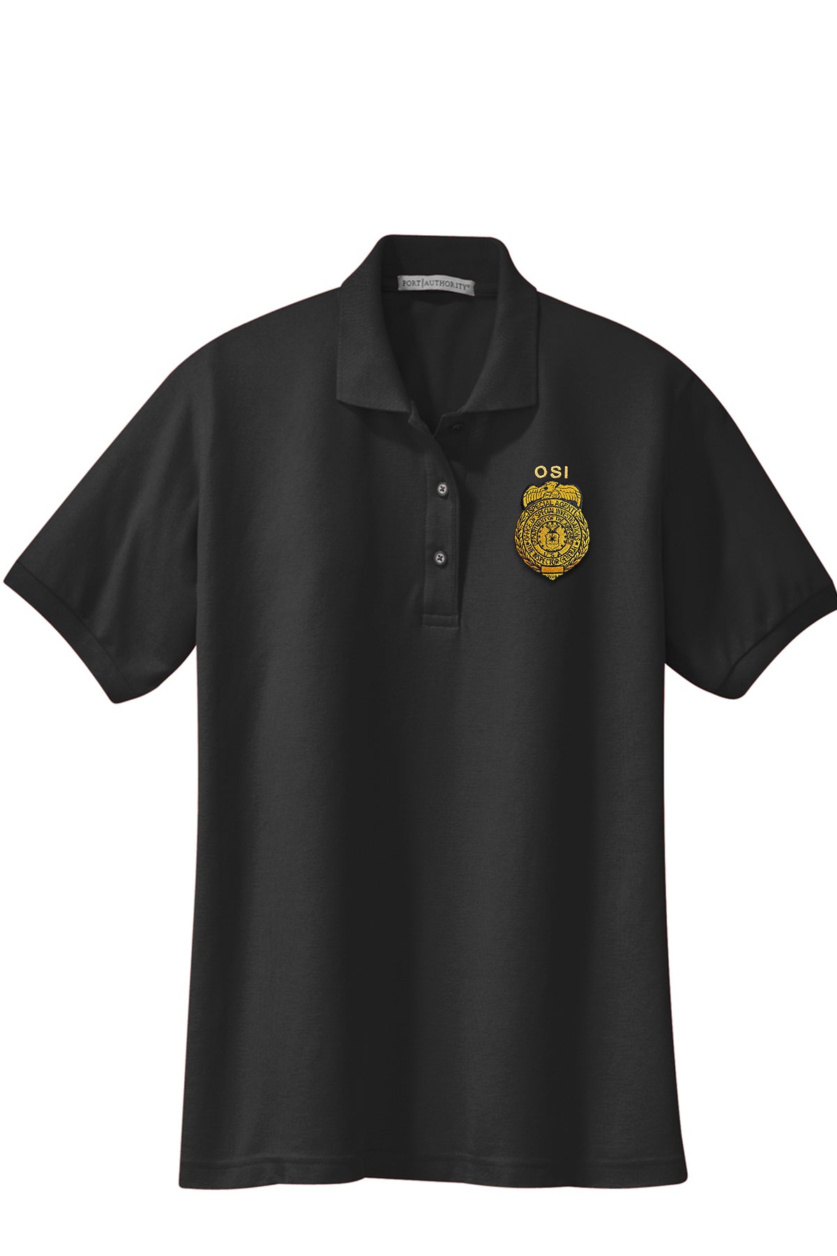WOMEN'S AF OSI BADGE PORT AUTHORITY POLO - L500