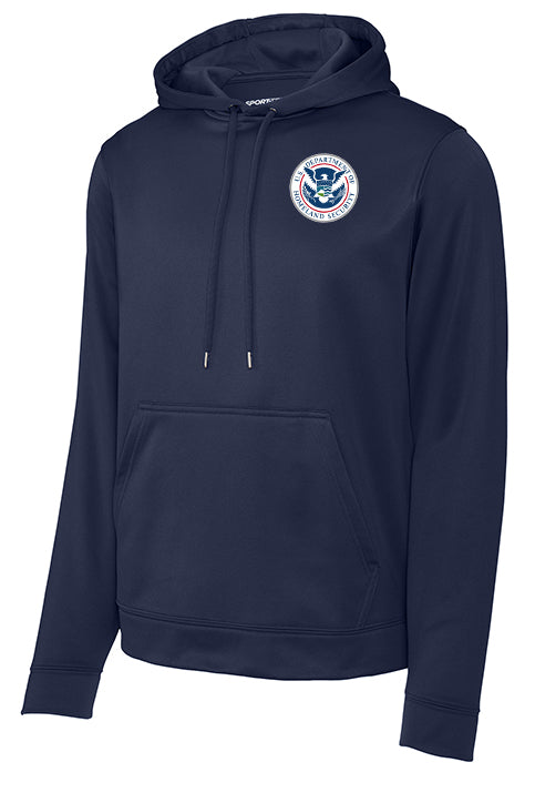 DHS PRINTED SPORT-TEK SPORT-WICK HOODED PULLOVER F244