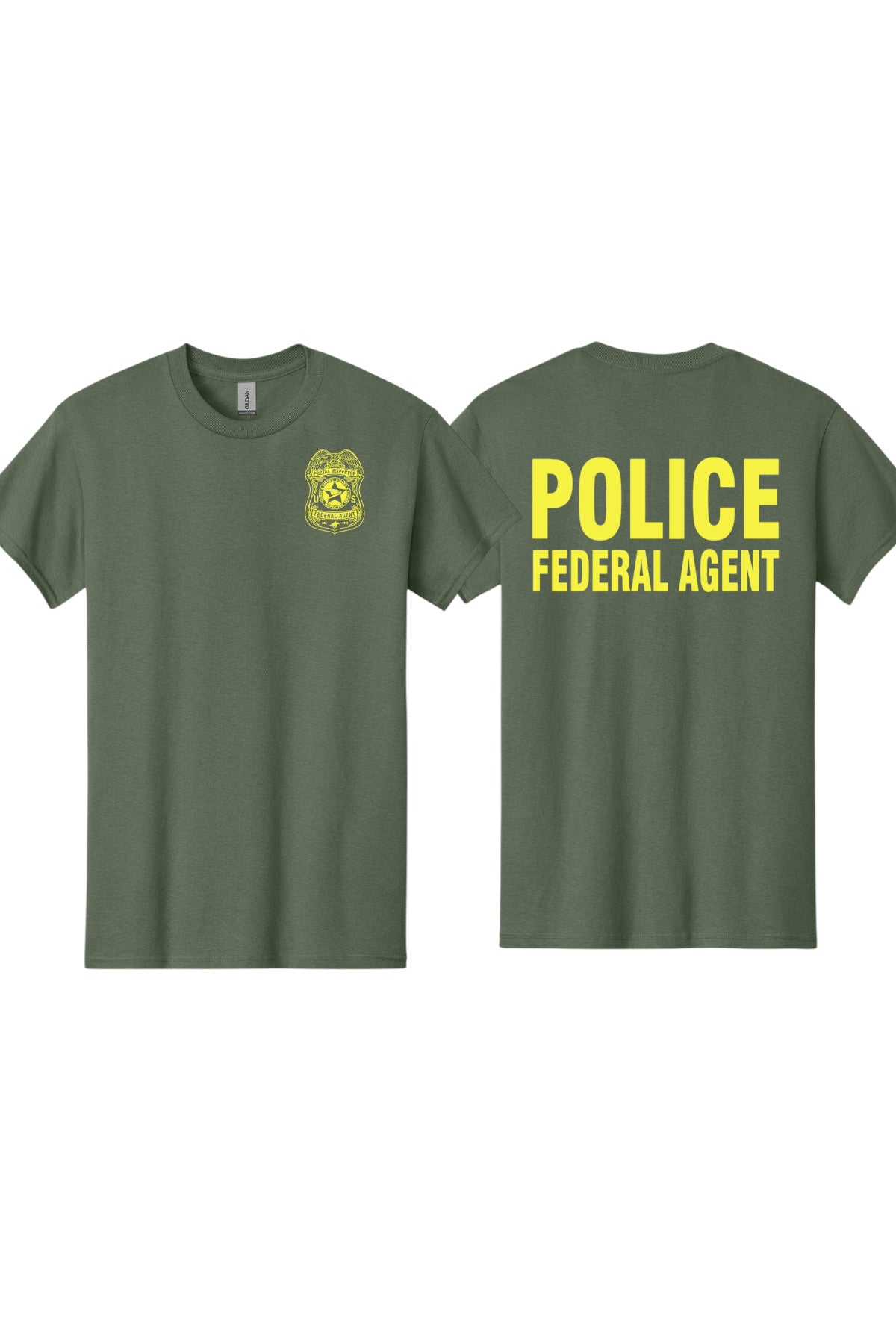 POSTAL INSPECTOR RAID T-SHIRT HEAVY COTTON-5000