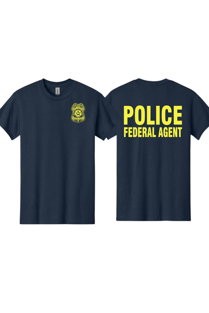 POSTAL INSPECTOR RAID T-SHIRT HEAVY COTTON-5000