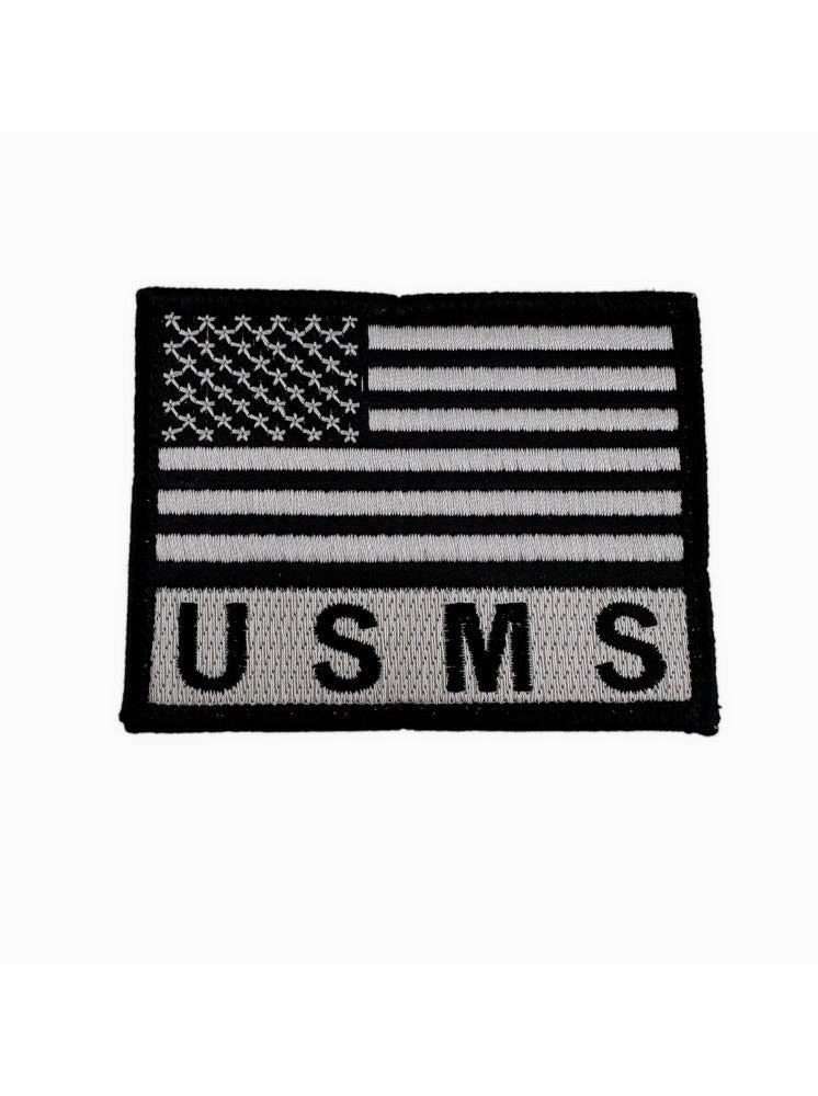 USMS FLAG PATCH BLACK/GREY – Sally's Cop Shop