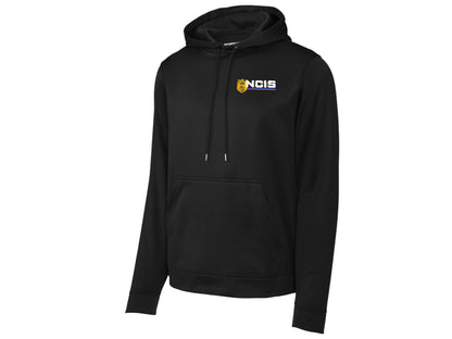 NCIS LOGO ON SPORT TEK WICKING HOODED PULLOVER-F244