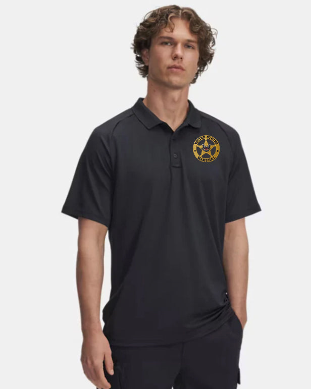 UA TACTICAL PERFORMACE POLO W/ EMB USMS STAR-6004146