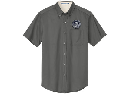 MEN'S CISA SEAL BUTTON UP DRESS SHIRT-S508