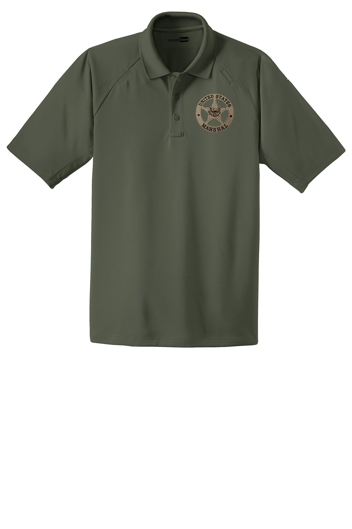 MEN'S TACTICAL PERFORMANCE POLO W/ USMS STAR-CS410