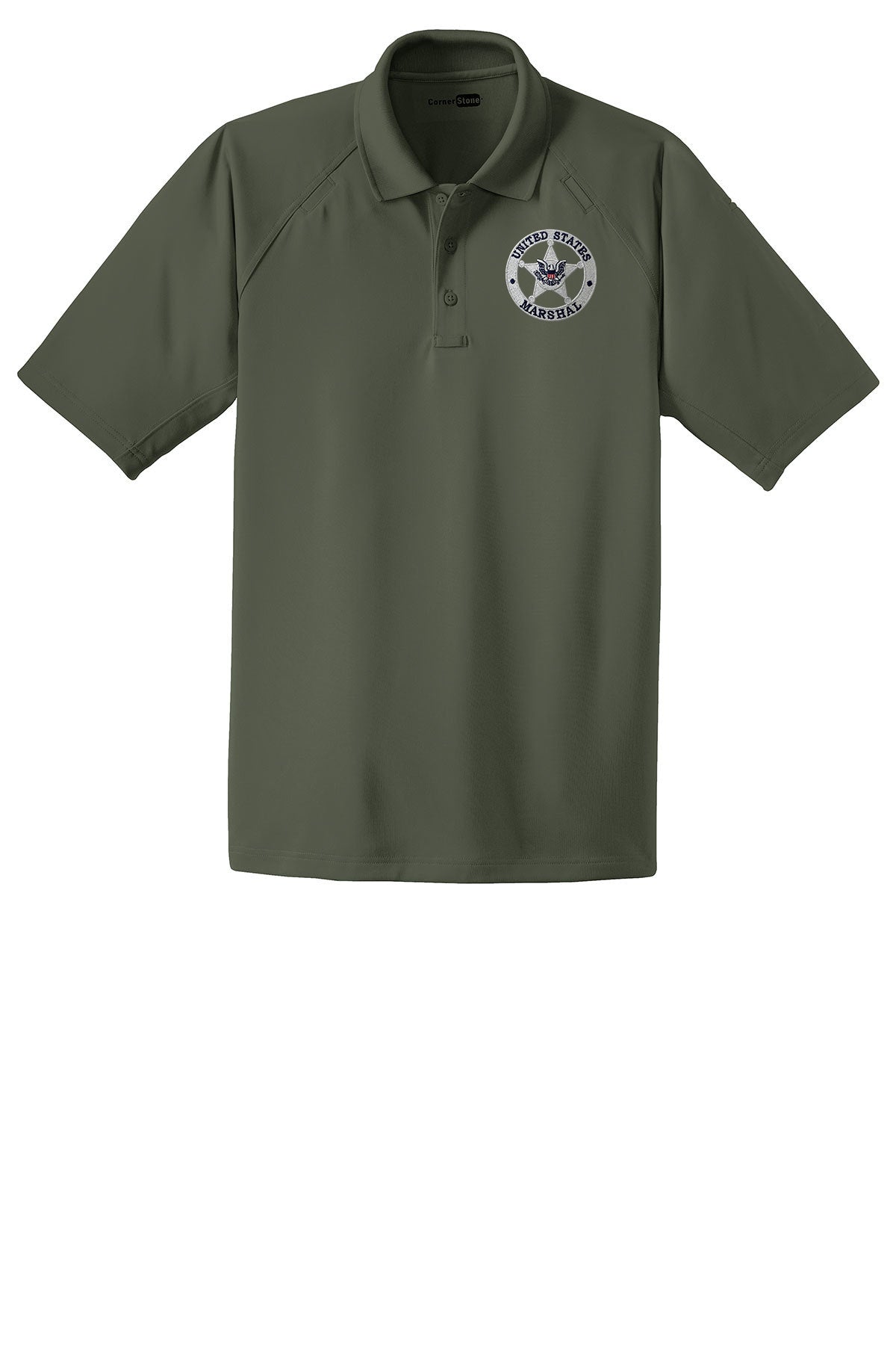MEN'S TACTICAL PERFORMANCE POLO W/ USMS STAR-CS410