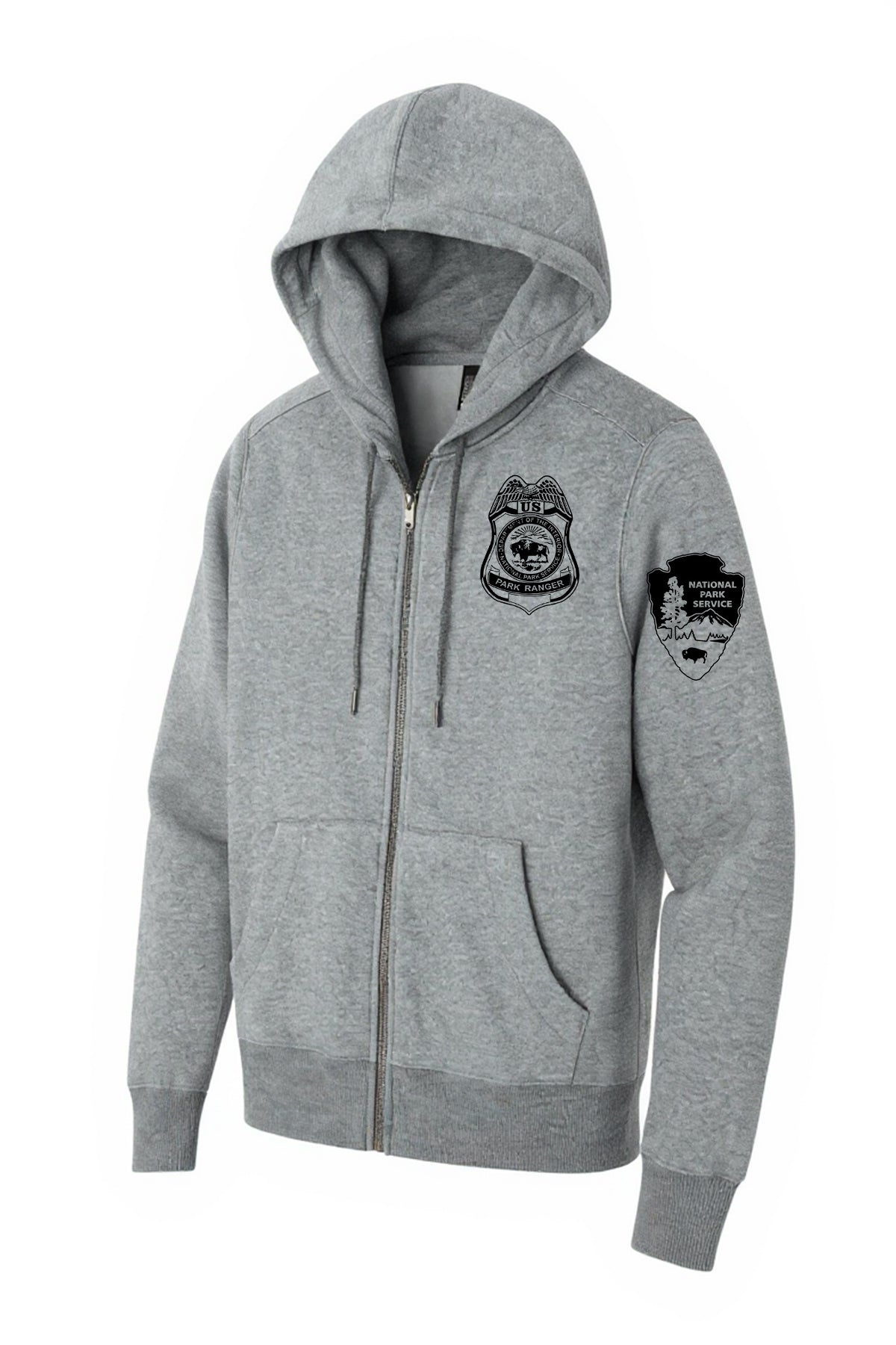 NPS PARK RANGER FULL ZIP HOODED SWEATSHIRT-DT1103