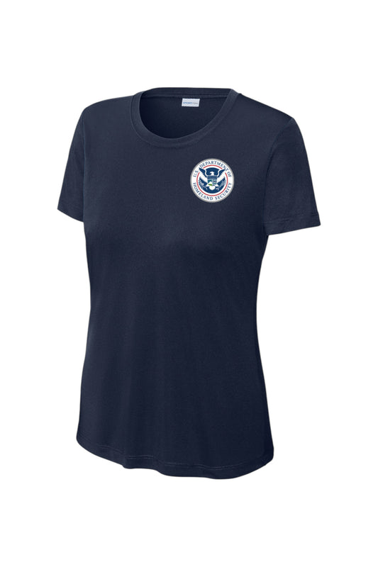 LADIES DHS SPORT TEK PERFORMANCE T-SHIRT-LST350