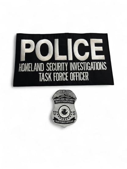HSI TASK FORCE OFFICER PATCH SET