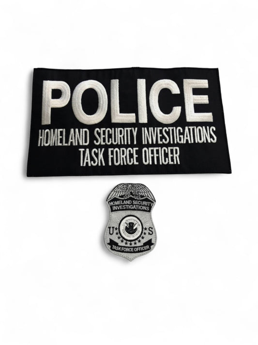 HSI TASK FORCE OFFICER PATCH SET