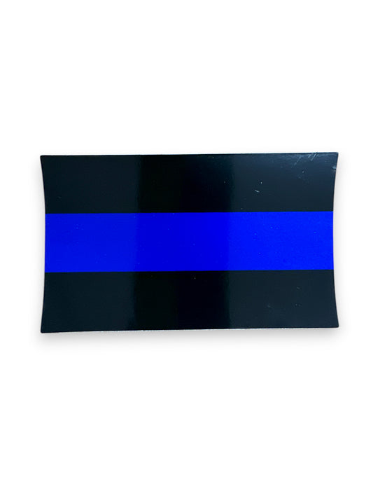 THIN BLUE LINE STICKER 5X3 REFLECTIVE 3 PACK