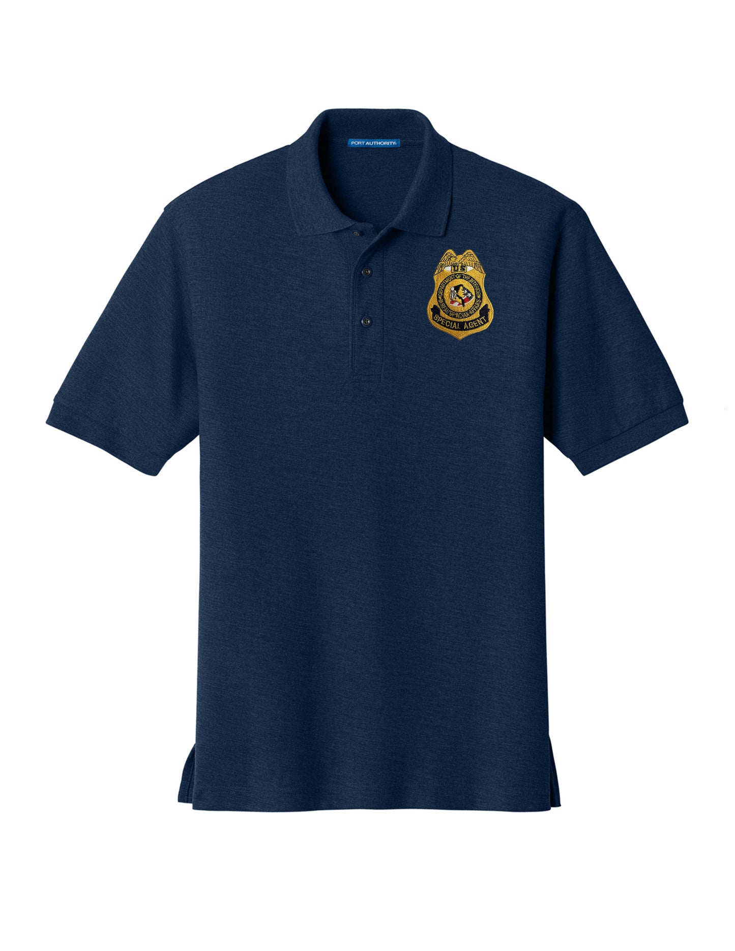 MEN'S BIA S/A BADGE PORT AUTORITY POLO-K500