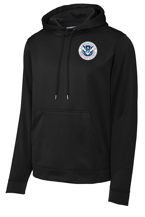 DHS PRINTED SPORT-TEK SPORT-WICK HOODED PULLOVER F244