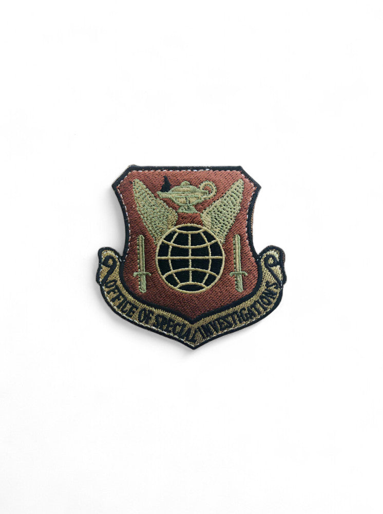AF OSI MULTI CAM COMMAND SHIELD W/ HOOK FASTENER