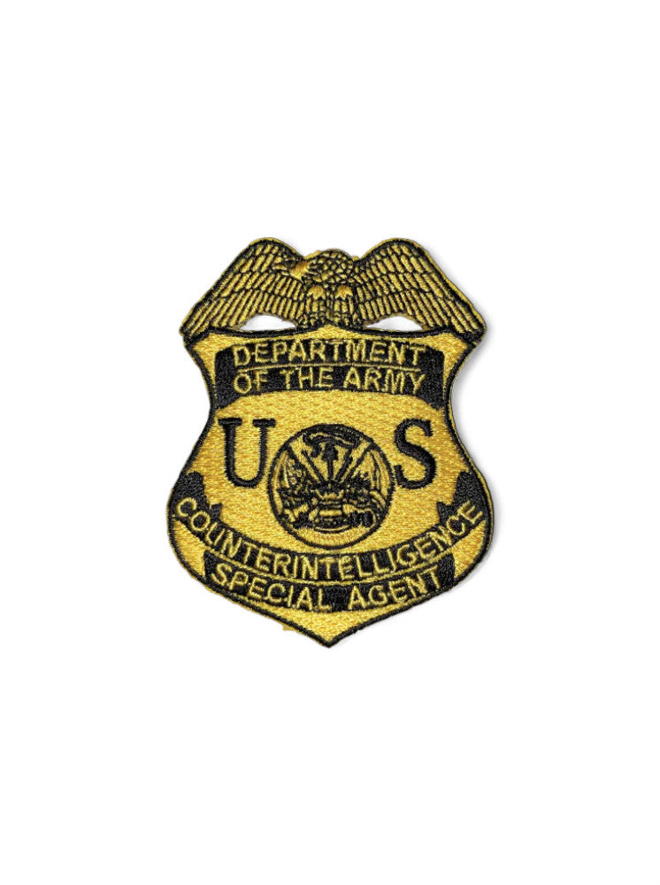 ARMY CI BADGE PATCH GOLD- OLD STYLE