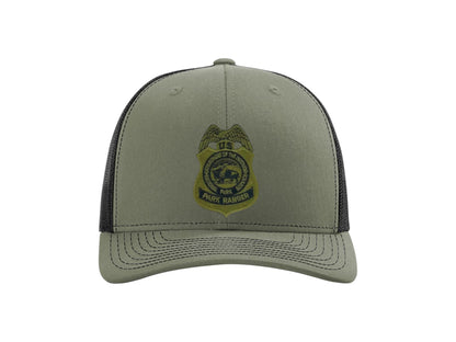 NPS BADGE ON RICHARDSON HAT