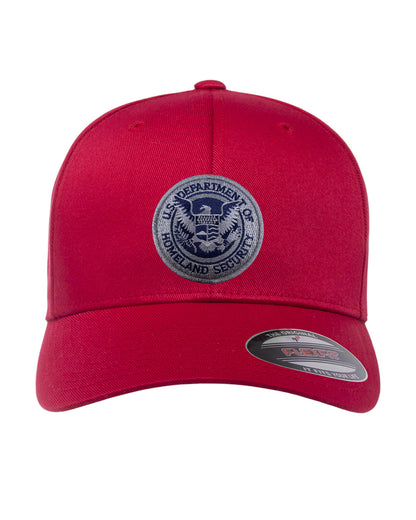 DHS SEAL EMBROIDERED FLEXFIT HAT