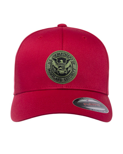 DHS SEAL EMBROIDERED FLEXFIT HAT