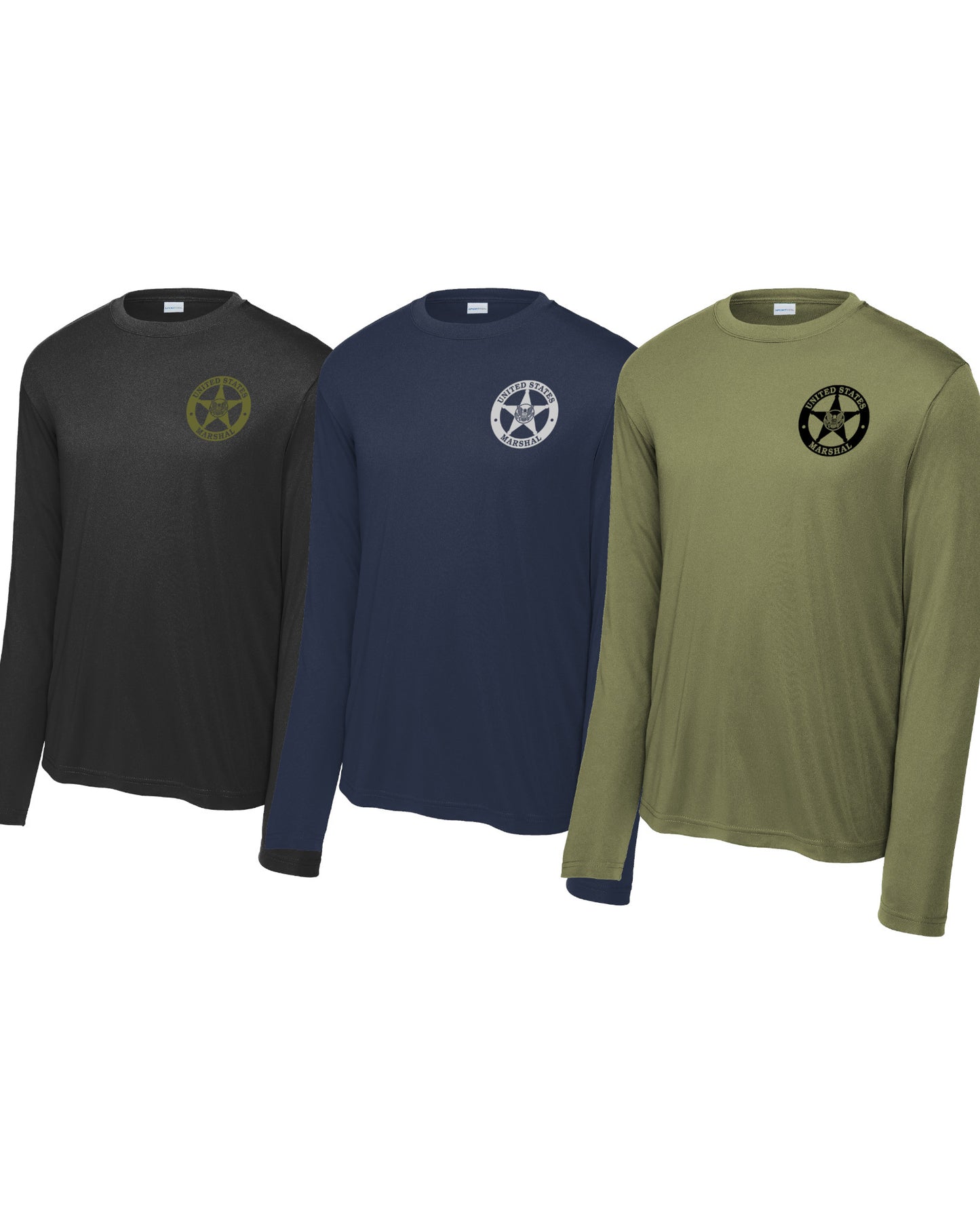 USMS MOISTURE WICKING CUSTOM RAID LONGSLEEVE SHIRT-ST350LS