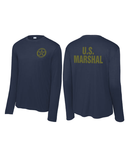 USMS MOISTURE WICKING CUSTOM RAID LONGSLEEVE SHIRT-ST350LS