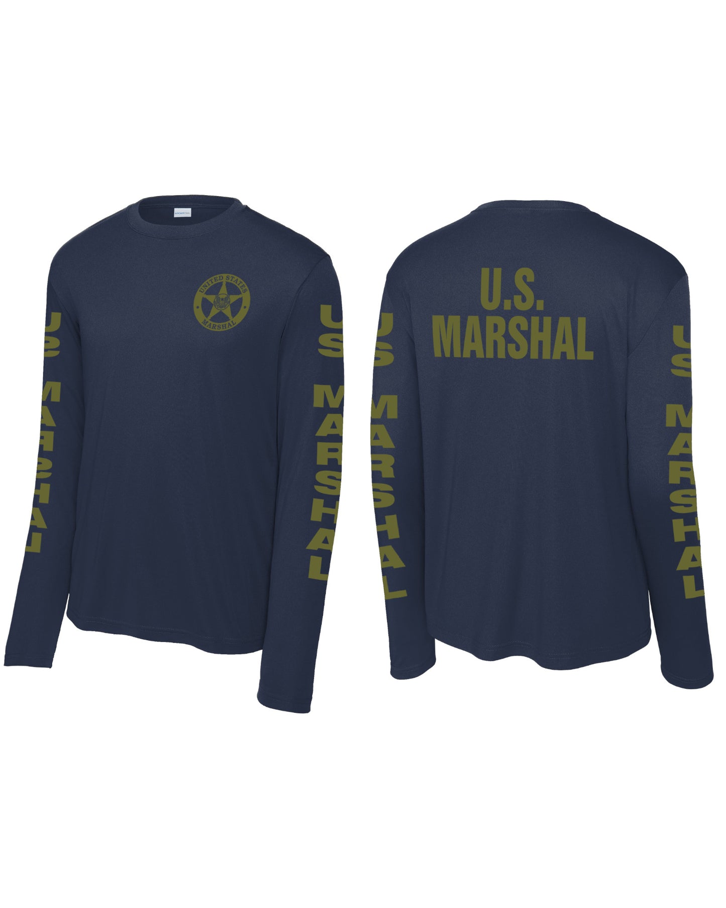 USMS MOISTURE WICKING CUSTOM RAID LONGSLEEVE SHIRT-ST350LS