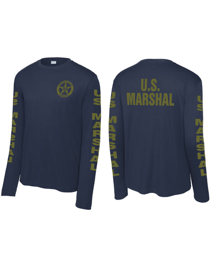 USMS MOISTURE WICKING CUSTOM RAID LONGSLEEVE SHIRT-ST350LS
