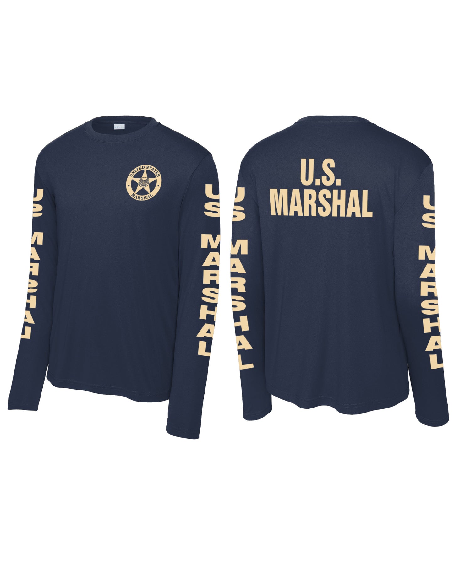 USMS MOISTURE WICKING CUSTOM RAID LONGSLEEVE SHIRT-ST350LS