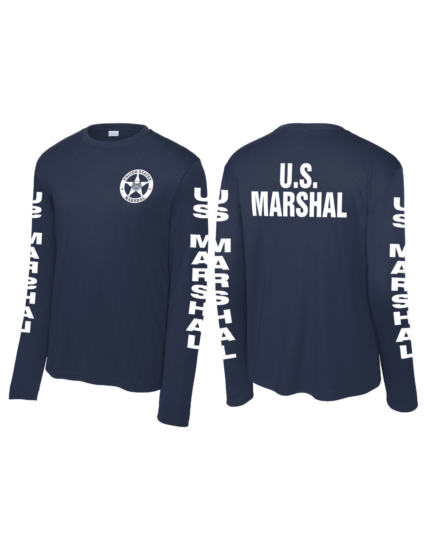 USMS MOISTURE WICKING CUSTOM RAID LONGSLEEVE SHIRT-ST350LS