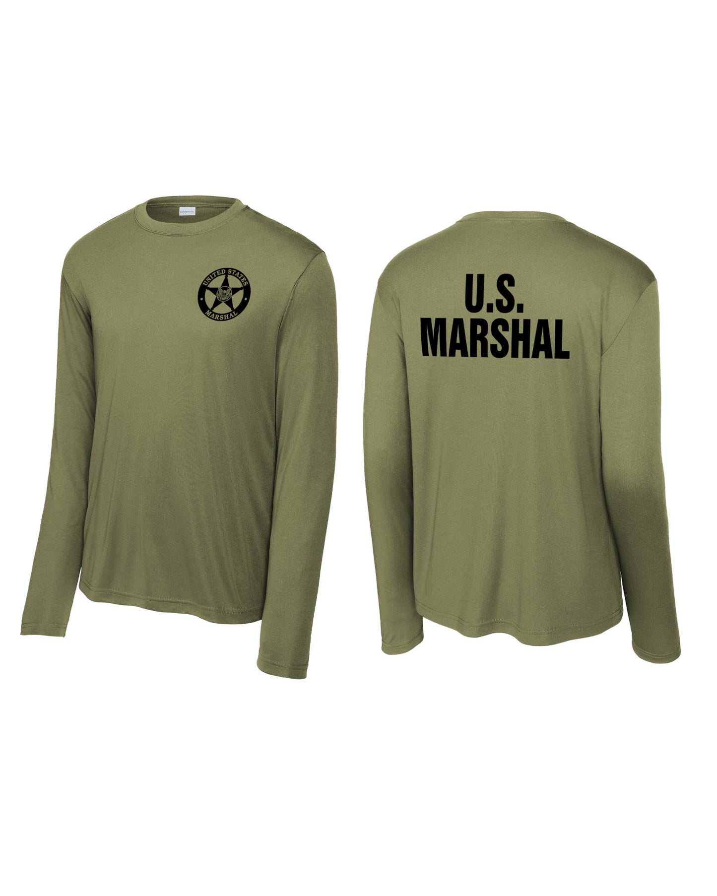 USMS MOISTURE WICKING CUSTOM RAID LONGSLEEVE SHIRT-ST350LS