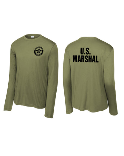 USMS MOISTURE WICKING CUSTOM RAID LONGSLEEVE SHIRT-ST350LS