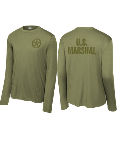 USMS MOISTURE WICKING CUSTOM RAID LONGSLEEVE SHIRT-ST350LS