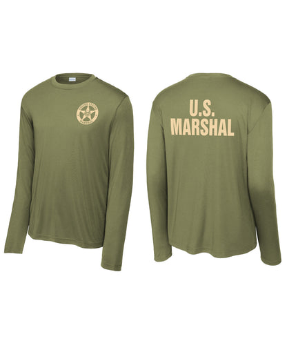 USMS MOISTURE WICKING CUSTOM RAID LONGSLEEVE SHIRT-ST350LS