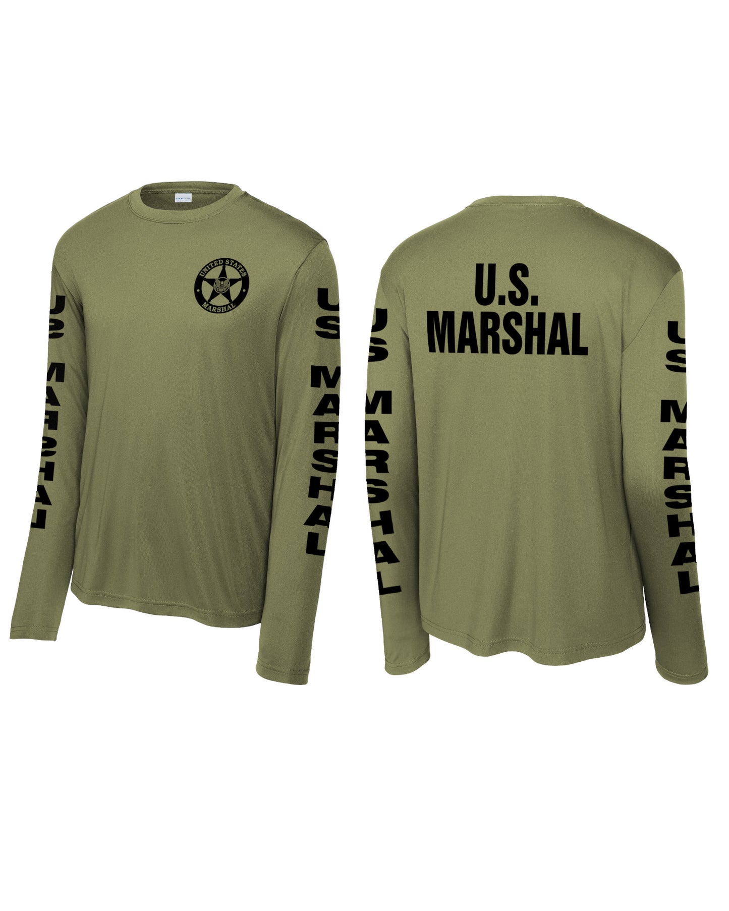 USMS MOISTURE WICKING CUSTOM RAID LONGSLEEVE SHIRT-ST350LS