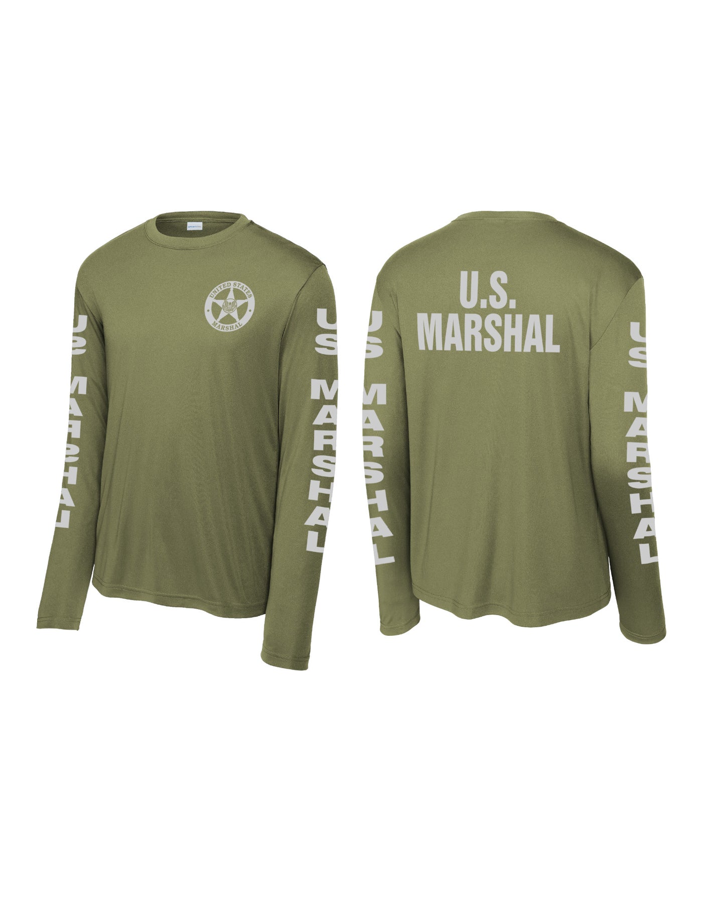 USMS MOISTURE WICKING CUSTOM RAID LONGSLEEVE SHIRT-ST350LS