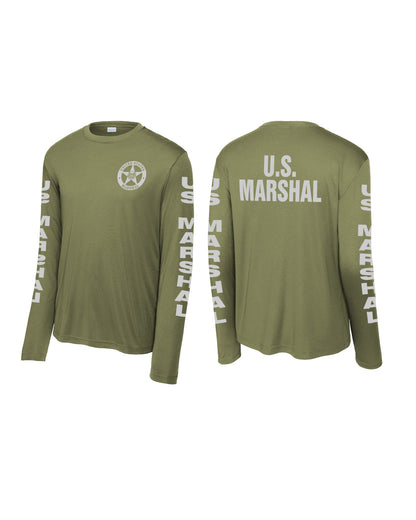 USMS MOISTURE WICKING CUSTOM RAID LONGSLEEVE SHIRT-ST350LS